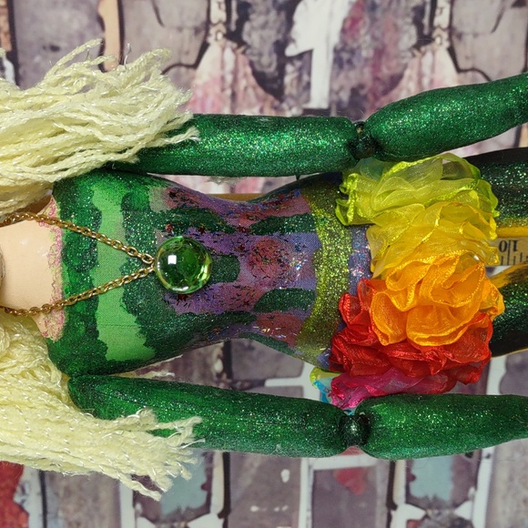 Artisan Crafted Elinor Peace Bailey Design Fantasy Fabric Arts Doll - Picture 11 of 11